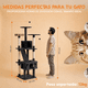 thumbnail image 5 of Torre Rascador Poli Pets Juguete Interactivo Niveles Escalera, 5 of 7