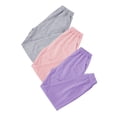 thumbnail image 5 of UACY Girls Sweatpants 3 Pack Fleece Athletic Joggers, Teen Sweat Pants with Zipper Pockets and Drawstring (Light Ashy, 18-24 Months), 5 of 9