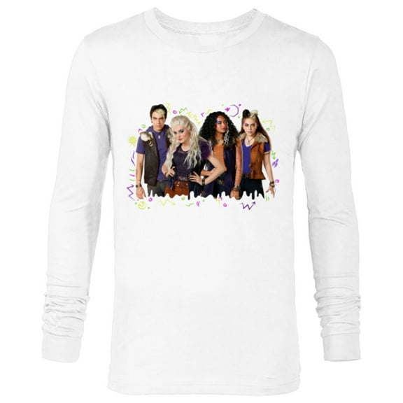 Disney Channel Zombies 2 Addison and Werewolves - Long Sleeve T-Shirt for Men- Customized-White