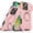 Pink, variant on TJS for iPhone 16 Pro Max Phone Case, Privacy Camera Dual Layer Magnetic Ring Rotating Stand Protective Cover (Red)