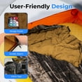 thumbnail image 4 of Backpacking Sleeping Bag Camping Gear, Mummy Sleeping Bag For Adults/Teens w/ Pillow and Bag - Outdoor Lightweight Weather Proof Sleeping Bag for Camping, Hiking Traveling, Real Tree, 4 of 6