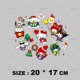 thumbnail image 1 of Parches de Hello Kitty para regalo de Navidad, transferencia de calor para planchar para ropa, Sanrio, lindo diseño, Kuromi, pegatinas impresas térmicas, bricolaje, 1 of 4