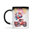 thumbnail image 2 of Vintage Patriotic Siberian Husky 4th of July Independence Memorial Day Heat Color Changing Mug Husky Dog Lover Gifts Magic Coffee Mug - 01006, 2 of 4