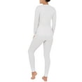 thumbnail image 3 of Fruit of the Loom Women's and Women's Plus Long Underwear Thermal Waffle Top and Bottom Set, 3 of 13