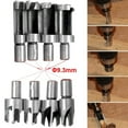 thumbnail image 4 of Juego de brocas para carpintería de 6 mm, 10 mm, 13 mm y 16 mm de primera calidad para crear tapones perfectos Cortadores de tapones de madera de acero de alta velocidad, 4 of 6