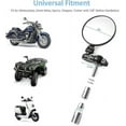 thumbnail image 4 of Mirror For Motorcycle, Motorcycle Handlebar Rearview Mirror Universal 7/8 Inch 22mm Motorcycle Rear Bicycle Mirror, Hd, 4 of 5