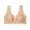 36-Beige, variant on YWDJ Bras for Women Full Coverage Wireless Plus Size Push up Wirefree Comfort Straps Support Lace Bralette Breathable Soft Bra for All Shapes Sagging Breasts Beige 44