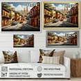 thumbnail image 5 of Designart "Fiesta City Mexico Mexican wall art III" Cityscapes Floater Framed Wall Art Living Room, 5 of 8