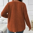 thumbnail image 4 of Lindreshi Plus Size Tops Long Sleeve Womens Winter New Fashion Long Sleeve Sweater for Women, 4 of 8