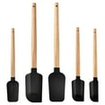 thumbnail image 2 of 5-Piece Silicone Spatula Set for Kitchen - Food Grade, Nonstick, Heat Resistant, Dishwasher Safe for Baking, Cooking, Mixing & Frosting, 2 of 7