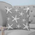 thumbnail image 4 of Pillow Covers 20x20 Set of 2, Gery Starfish Coastal Square Throw Pillow Covers for Couch/Sofa/Living Room, Summer Beach Nautical Sea Ocean Decorative Soft Pillowcases for Couch Throw Pillows, 4 of 7