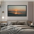 thumbnail image 4 of Ocean Wall Art Beach Wall Art Sunrise Sea Canvas art Framed wall art Painting For Livingroom Decor Office Bedroom Decoration, 4 of 8