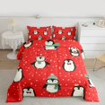 thumbnail image 2 of Castle Fairy 3-Piece Queen Size Comforter Set - Truck Tree Christmas Print, 2 of 8
