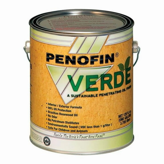 Penofin Verde Transparent Rosewood Oil-Based Penetrating Wood Stain 1 gal