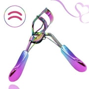 SinPinEra Eyelash Curler with 2 Advanced Silicone Refill Pads & Fits All Eye Shapes - Start a Beautiful Story Now! (Multi-colored) Multi-colored