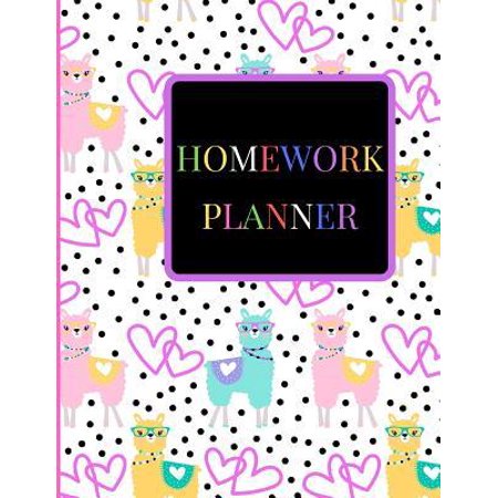 Homework Planner : A Cute Llama 2019-2020 Student Academic Undated Daily, Weekly College, High, Middle School, Kindergarten, Elementary Calendar Assignment Organizer, Tracker, Logbook, Journal, Notebook with Inspirational Quotes for Class Lesson (Best Daily Planner App Android)
