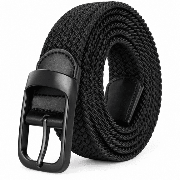 FLORNIX Plus Size 43'' to 75'' Mens Elastic Stretch Belts Big and Tall Belt stretch belts for men