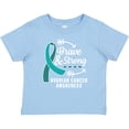 thumbnail image 3 of Inktastic Ovarian Cancer Awareness Brave and Strong with Arrows Boys or Girls Baby T-Shirt, 3 of 5