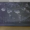 thumbnail image 6 of Ambesonne Astrology Place Mats Set of 4, Zodiac Circle Wheel, Standard Size, Dark Blue and White, 6 of 6
