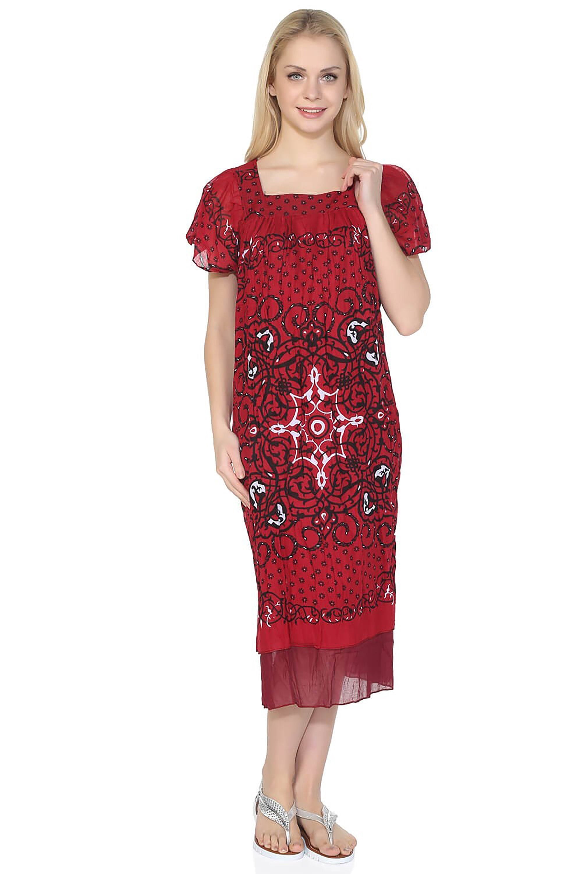 burgundy summer dress