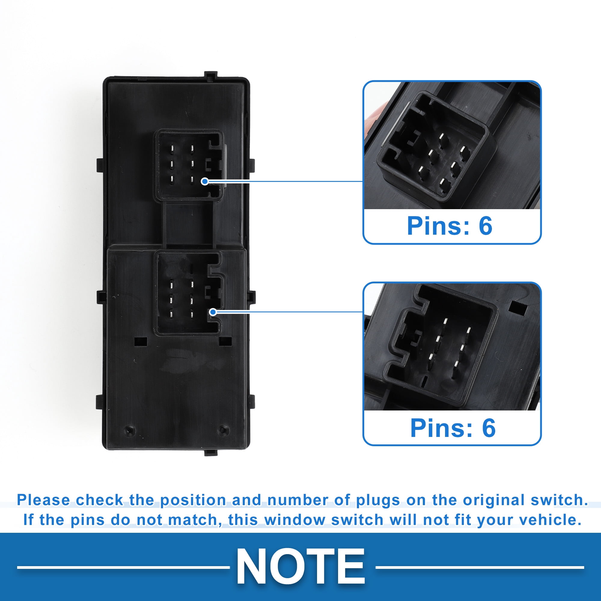 Unique Bargains Power Window Switch No.YF1Z14529ABB for Ford Taurus and for Mercury Sable