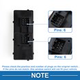 thumbnail image 4 of Interruptor de ventana eléctrica delantero izquierdo Unique Bargains para Ford Taurus y Mercury Sable No.YF1Z14529ABB, 4 of 7