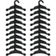 thumbnail image 1 of 20 perchas negras para ropa de mascotas, de plástico, flexibles y resistentes, con diseño de huella de pata para perros y gatos, de 5 x 8,86 pulgadas., 1 of 9