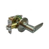 Faultless Olympic Lever Satin Stainless Steel Entry Lever Right Handed