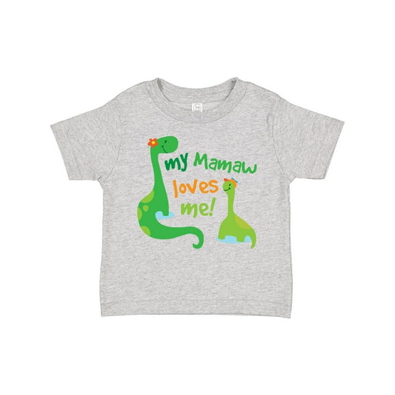 Inktastic My Mamaw Loves Me Grandson Gift Boys Toddler T-Shirt