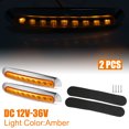 thumbnail image 3 of 2uds 9 LED Remolque Traseras Luces 12V-36V Giro Señal Freno Cola Ámbar Unique Bargains Luces de remolque LED, 3 of 7