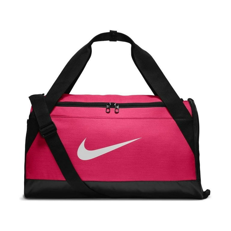patroon interval Zeug Nike Brasilia Training Small Duffel Bag One Size, Rush Pink/Black/White -  Walmart.com