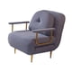thumbnail image 2 of Silla Individual, Cama, Muebles De Salón, Respaldo Reclinable Multiusos Para Interior, Gris Y Azul gris azul, 2 of 9