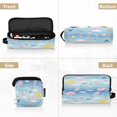thumbnail image 5 of Hair Tool Organizer Bag with Heat Resistant Mat Removable Travel Storage Case for Hot Air Brushes Curling Irons Cute Cartoon Underwater Scene, 5 of 8