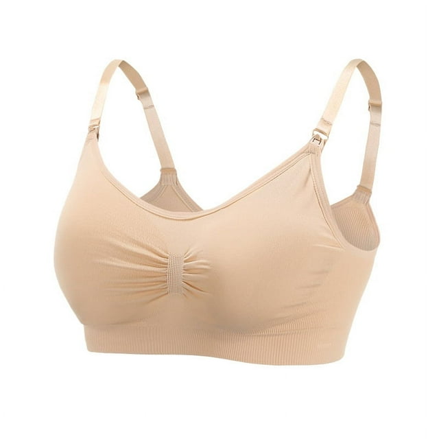 Sujetador push-up antiflacidez for embarazadas con hebilla delantera y talla grande