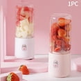 thumbnail image 5 of Licuadora portátil, mini licuadora personal de 500 ml, exprimidor de viaje, licuadora de batidos, exprimidor de frutas portátil de viaje recargable por USB para batidos y batidos, 5 of 5