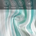 thumbnail image 5 of Turquoise Gray Cloth Napkins, Farmhouse Abstract Gradient Aesthetic Washable and Reusable Dinner Napkins Set of 6, Table Napkin for Kitchen Party Birthday Wedding Hotel Housewarming 20"x20", 5 of 8