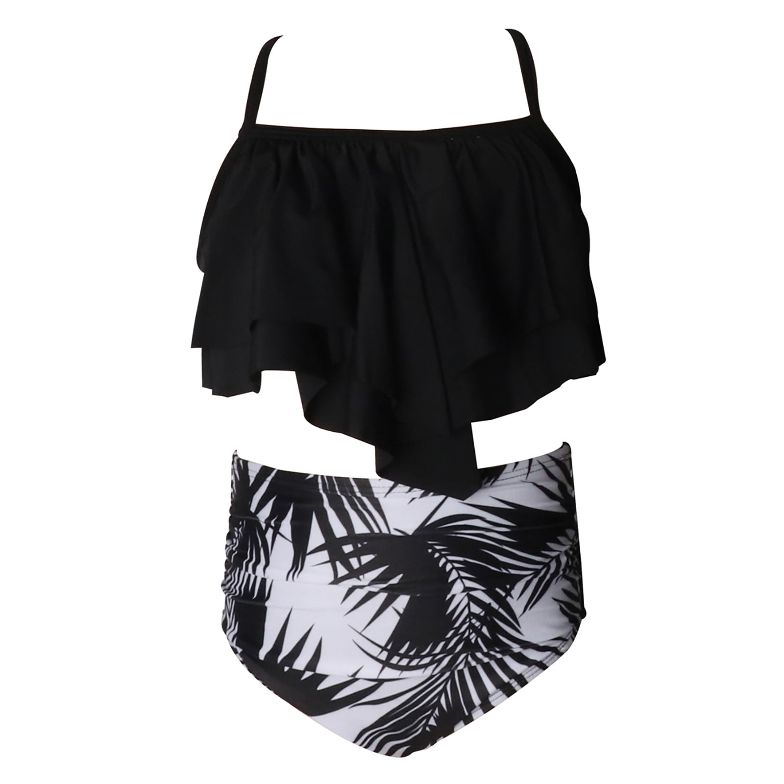 TAIAOJING Family Matching Swimwear Two Pieces Bikini Set Swimsuit