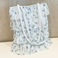 thumbnail image 3 of Bolso de hombro con volantes multicapa Bolso de moda de encaje para mujeres y niñas, 3 of 9