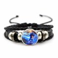 thumbnail image 4 of Pulsera de cuero trenzada de Sonic The Hedgehog con diseño de dibujos animados, juego Time Gem Bead, pulsera para mujer, accesorios de moda, 4 of 5