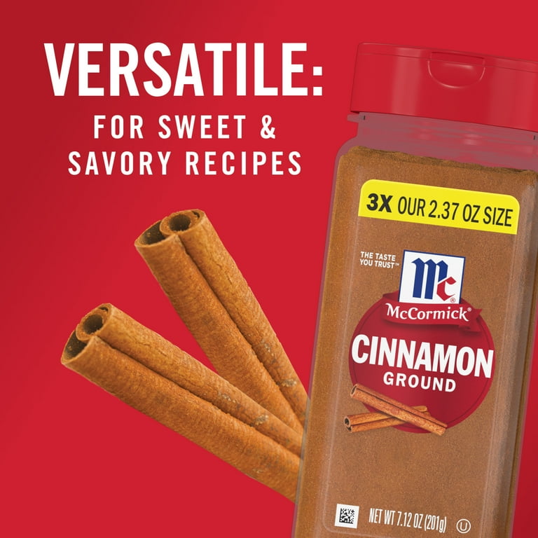McCormick Kosher Ground Cinnamon, 7.12 oz Bottle, Warm and Sweet