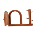 thumbnail image 3 of DOLITY Wall Mounted Socket Decor Frame Cute Wooden Switch Protective Cover for Home Red Brown, 3 of 9