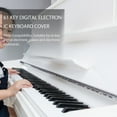 thumbnail image 3 of FUTUREORYY Piano Keyboard Cover 61 Keys Cotton Dirtproof Splashproof Piano Key Dust Protector for Home, 3 of 8