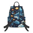 thumbnail image 2 of Balery Playful Whales Underwater Scene Lightweight Backpack for Men and Women - Durable and Water-Resistant, Ideal for School, Work, Travel, and Everyday Use, 2 of 9