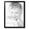 thumbnail image 2 of ArtToFrames 19" x 25" Satin Black Picture Frame, 19x25 inch Black Wood Poster Frame (WOM-1451), 2 of 8