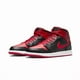 thumbnail image 5 of A i r-Jor-dan 1 AJ1 Mid Bred Black Fire Red Sneakers DQ8426-060 DQ8423-060, 5 of 6