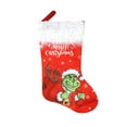 thumbnail image 2 of Grinch Christmas Decorations Grinch Decor the Grinch Christmas Socks Decoration Christmas Eve Children's Candy Gift Bag, 2 of 4