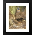 thumbnail image 2 of Léo-Paul Robert 19x24 Black Modern Framed Museum Art Print Titled - Blue Throat (1880), 2 of 5