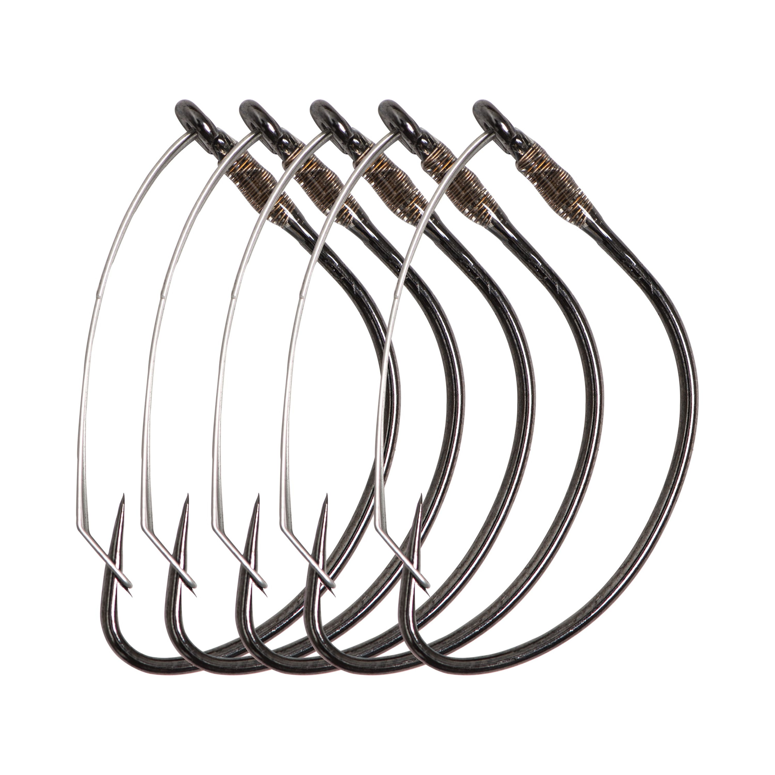 Mustad Ultra Point Weedless Wide Gap Hook (Black Nickel) - Size: 2/0 5pc