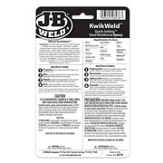 J-B Weld KwikWeld 2 oz Epoxy Adhesive Gray