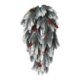 thumbnail image 1 of Planta colgante artificial, forma de lágrima, decoración navideña, corona de invierno para fiesta temática, jardín, fiesta de inauguración de la casa. Blanco con conos, 1 of 8